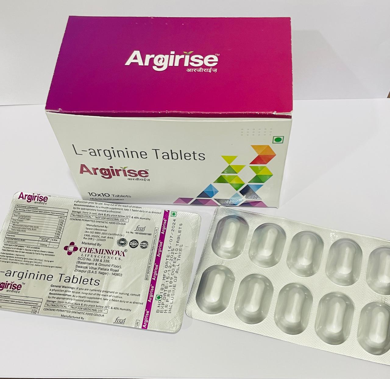 Micronised L – Arginine 1000mg