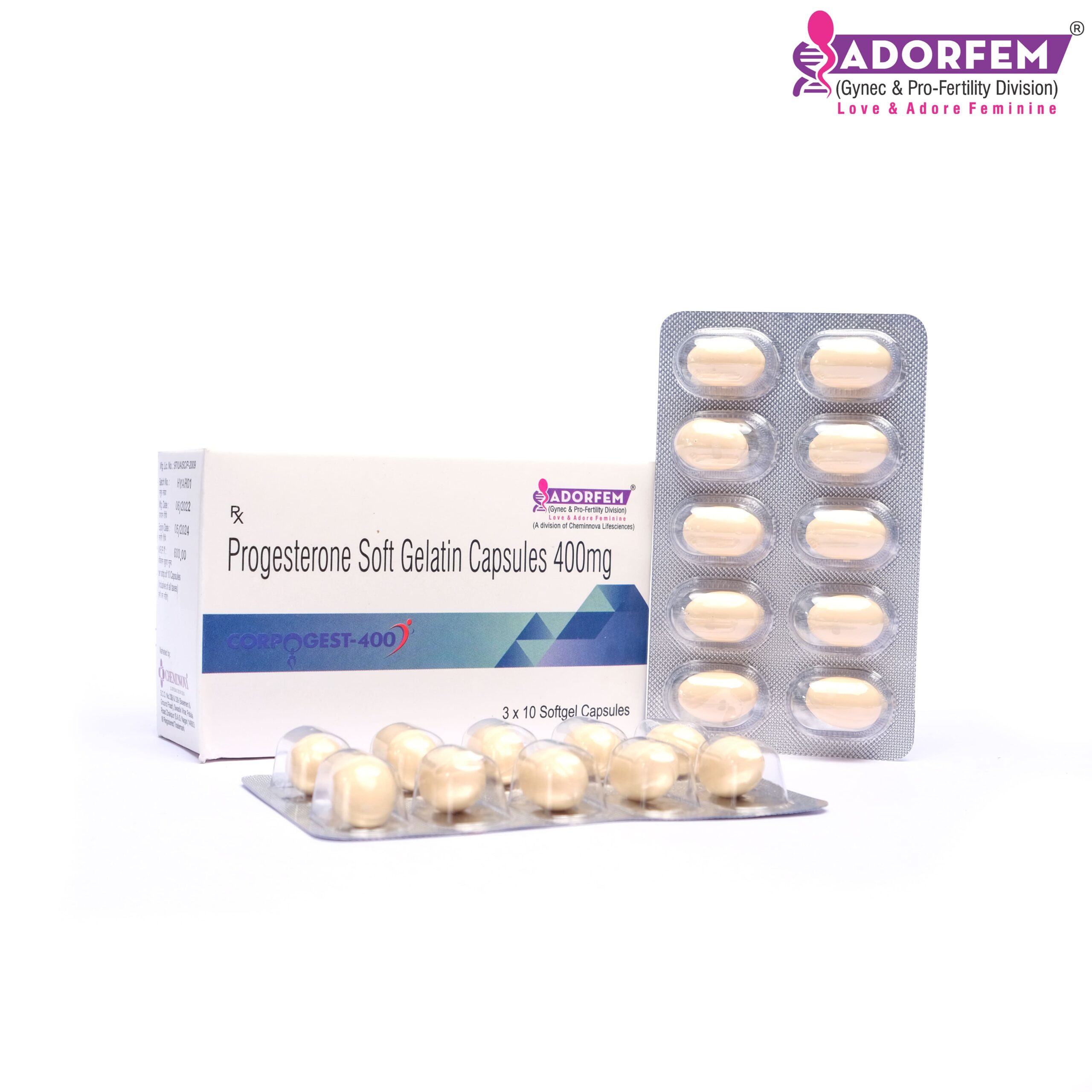 Corpogest 400 Softgel Capsules